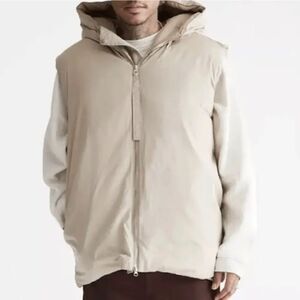 BDG Urban Outfitters Men's Cocoon Puffer Vest Taupe XXL New MSRP $ 149 NWT
